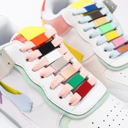 1Pair AF1 Shoelaces buckle Shoes Decorations Sneaker Kits Metal Shoelace Charms Stylish and suitable for all kinds of flat laces
