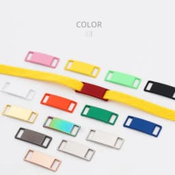 1Pair AF1 Shoelaces buckle Shoes Decorations Sneaker Kits Metal Shoelace Charms Stylish and suitable for all kinds of flat laces