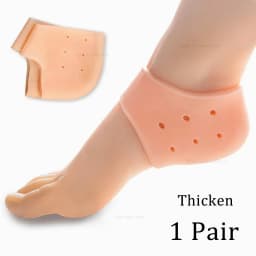 Silicone Heel Protector Men Women Relief Plantar Fasciitis Inserts Heel Pads Moisturizing Relief for Blister Cracked Foot Care