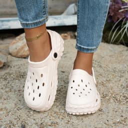 Women Hot Sale EVA Soft Sole Clogs Summer Outdoor Beach Water Shoes Quick Dry Non Slip Casual Men Couple Universal Sandals