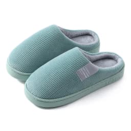 Cotton Slippers Women's Home Autumn and Winter Home Indoor Warm Couple Plush Home Non-Slip Thick-Soled Confinement Shoes Winter