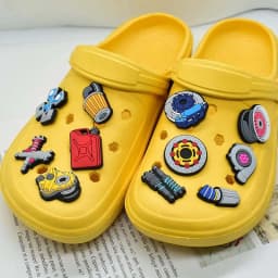 1/12Pcs Various Car Parts Shoes Charms Turbocharger Slipper Button Accessories For Popular Birthday Gift
