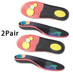 Men and Women Arch Support Orthopedic Insoles Plantar Fasciitis Insoles Sports Shoes Elastic Shock-Absorbing Insoles 1 Pair
