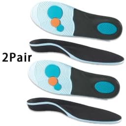 Men and Women Arch Support Orthopedic Insoles Plantar Fasciitis Insoles Sports Shoes Elastic Shock-Absorbing Insoles 1 Pair