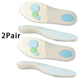 Men and Women Arch Support Orthopedic Insoles Plantar Fasciitis Insoles Sports Shoes Elastic Shock-Absorbing Insoles 1 Pair