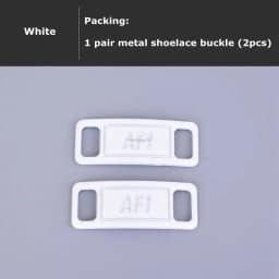 8PCS AF1 Diamond Shoe Charms Fashion Laces Buckle Quality Metal Shoelaces Decorations Chapa Air Force Shoes Accessories one