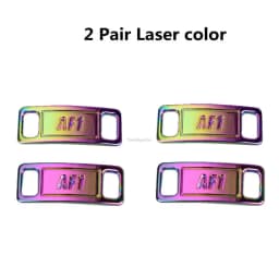 8PCS AF1 Diamond Shoe Charms Fashion Laces Buckle Quality Metal Shoelaces Decorations Chapa Air Force Shoes Accessories one