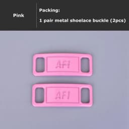 8PCS AF1 Diamond Shoe Charms Fashion Laces Buckle Quality Metal Shoelaces Decorations Chapa Air Force Shoes Accessories one
