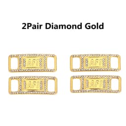 8PCS AF1 Diamond Shoe Charms Fashion Laces Buckle Quality Metal Shoelaces Decorations Chapa Air Force Shoes Accessories one