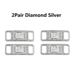 8PCS AF1 Diamond Shoe Charms Fashion Laces Buckle Quality Metal Shoelaces Decorations Chapa Air Force Shoes Accessories one