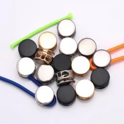 6-Pack No-Tie Shoelace Locks: Spring-Loaded & Easy Install for Athletic and Casual Shoes