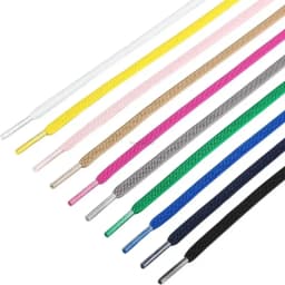 1Pair 7mm Width Elastic Flat Classic Shoelaces for Kids & Adults Rubber Shoe Laces for Classic Sneakers Shoe Accessories