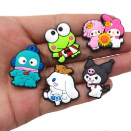 MESUCA New Style PVC Cartoon Hello Kitty, Melody DIY Shoe Accessories Shoe Buckles