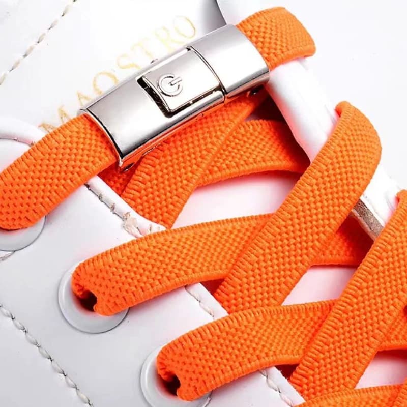 8MM 2023 No Tie Shoe Laces Press Lock Shoelaces Without Ties Elastic Laces Sneaker Kids Adult Widened Flat Shoelace for Shoes