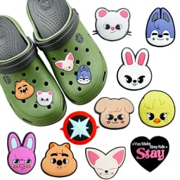 1-10pcs Hot Toys Cartoon Cute Small Animal Series PVC Shoe Accessories DIY Creativity Sandal Wristbands Party Decorations