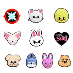1-10pcs Hot Toys Cartoon Cute Small Animal Series PVC Shoe Accessories DIY Creativity Sandal Wristbands Party Decorations