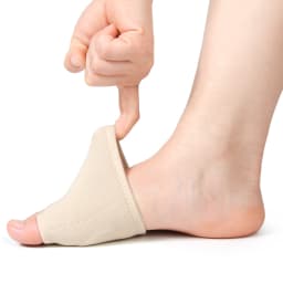 Silicone Gel Metatarsal Pads for Men and Women, Fabric Sleeve Forefoot Cushion Toe Separators for Metatarsalgia & Sesamoiditis