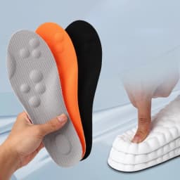 1Pair 4D Soft Plantar Fasciitis Insole Arch Support Orthopedic Inserts Shoes Insoles for Feet Sports Shock Absorption Shoe Pads