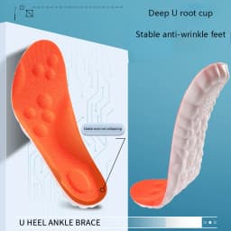 1Pair 4D Soft Plantar Fasciitis Insole Arch Support Orthopedic Inserts Shoes Insoles for Feet Sports Shock Absorption Shoe Pads
