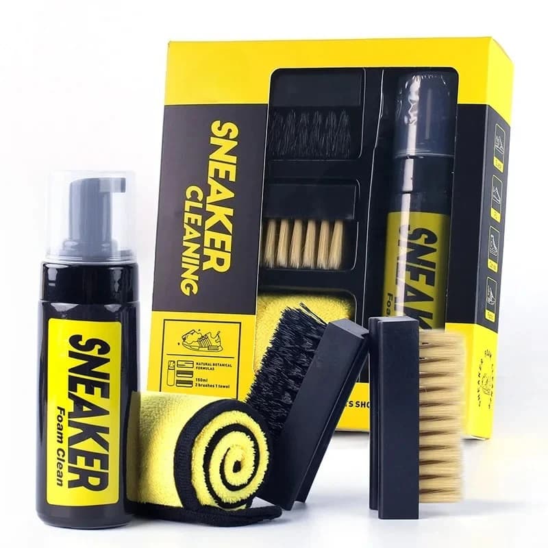 Boot Shoe Fresheners Shoes Cleaner Suit Foam Dry Cleaning 150ML Water-Free Foam Sneakers Cleaning Shoe Brush White Shoe Suede