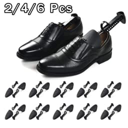 Adjustable Length Shoe Trees for Sneakers - Plastic Shoe Stretcher - Anti-Deformation Portable Shoe Tree Shapers Unisex 2/4/6Pcs
