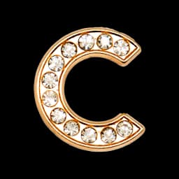 1pcs Metal Gold Luxury Letters Shoe Charms for Clog Alphabet Shoes Decorations Pins for Women Girl Sandal DIY Party Favor Gifts