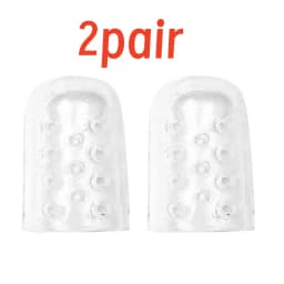 1-75 Pairs of Transparent Breathable Silicone Toe Protectors, Prevent Blisters, Calluses, and Corns, Comfortable and Highly Elastic