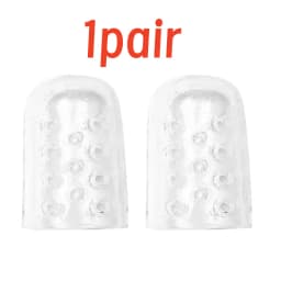 1-75 Pairs of Transparent Breathable Silicone Toe Protectors, Prevent Blisters, Calluses, and Corns, Comfortable and Highly Elastic