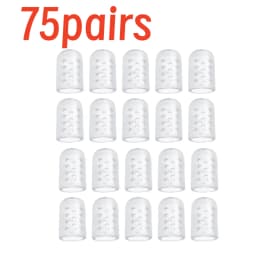 1-75 Pairs of Transparent Breathable Silicone Toe Protectors, Prevent Blisters, Calluses, and Corns, Comfortable and Highly Elastic