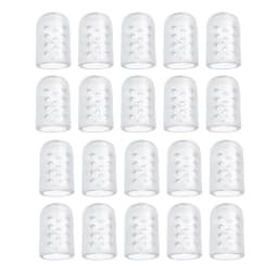 1-75 Pairs of Transparent Breathable Silicone Toe Protectors, Prevent Blisters, Calluses, and Corns, Comfortable and Highly Elastic