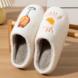 Aperol Spritz Women's Slippers Spritz O'Clock | Cozy Comfy Fluffy Slippers Party Bridal Shower Girl Mom Daughter Gift