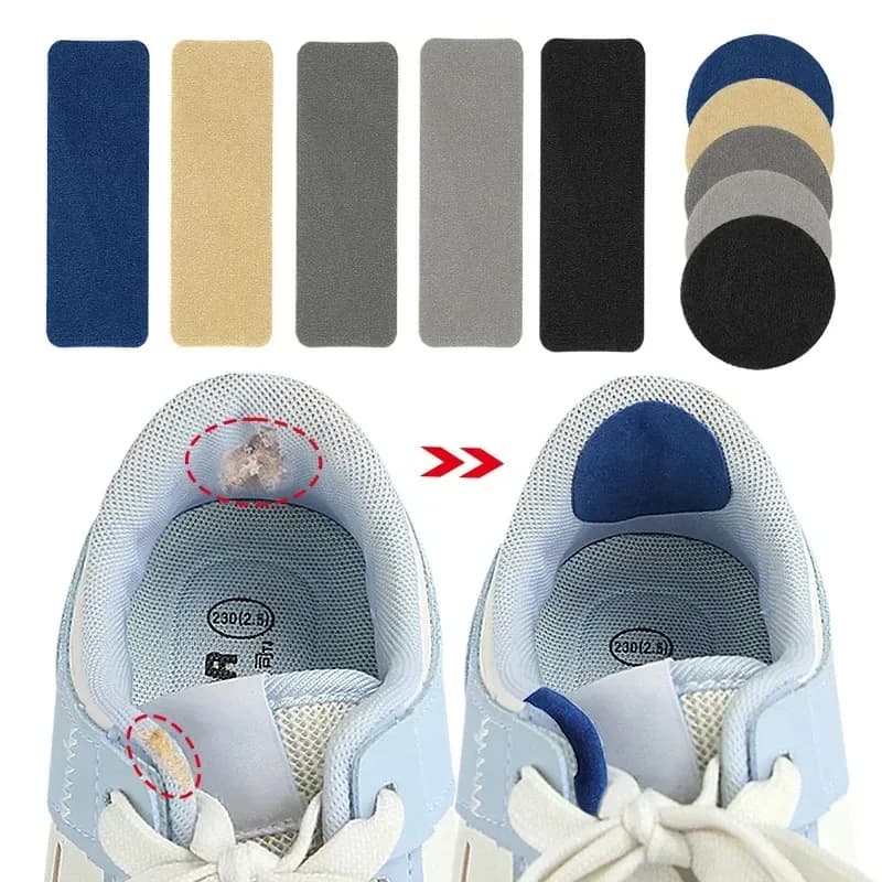 6PCS Shoe Repair Patches for Heel and Inner Lining Wear Self-Adhesive Repair Stickers for Sneakers Shoes