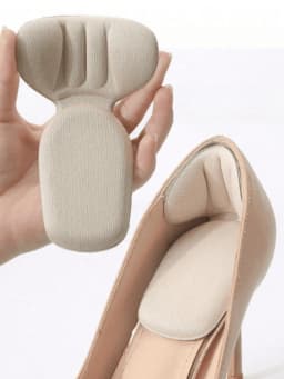 5 Pairs of Heel Grip Pads, Elastic Shoe Pads, Large Heel Pads for Shoes, Pads for Men and Women, Improve the Fit and Comfort of Shoes, Prevent Heel Slipping and Blisters