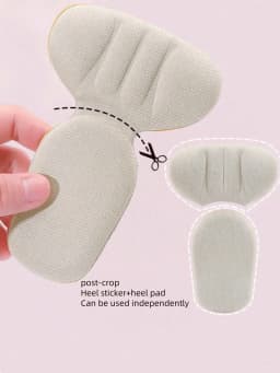 5 Pairs of Heel Grip Pads, Elastic Shoe Pads, Large Heel Pads for Shoes, Pads for Men and Women, Improve the Fit and Comfort of Shoes, Prevent Heel Slipping and Blisters