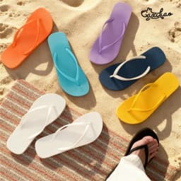 XIXITIAO Women Flip Flops Summer Casual Solid Color Beach Sandals Comfortable Lightweight Non-Slip Falt Bathroom Slides Couples