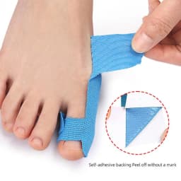 20Pcs Precut Kinesiology Tape for Bunion,Bunion Corrector & Relief,Big Toe Support Pain Relief,Hypoallergenic Latex-Free Tape