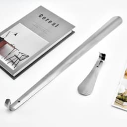New Extra Long Shoe Horn 30 42 52cm Silver Shoes Remover Stainless Steel Slip Shoe Pull Tool Shoehorn Lifter Aid for Men Women