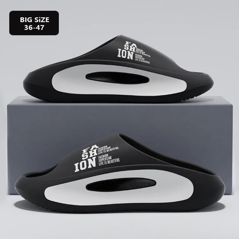 Summer Men's Sports Slippers Indoor Outdoor Sandals Beach Thick Sole EVA Slides Open Toe Non-slip Men Women Home Shoes Big Size