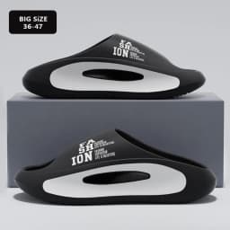 Summer Men's Sports Slippers Indoor Outdoor Sandals Beach Thick Sole EVA Slides Open Toe Non-slip Men Women Home Shoes Big Size