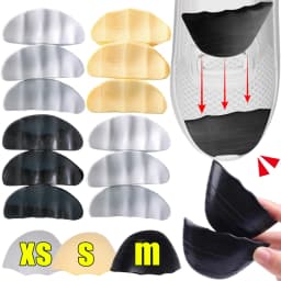 Invisible Shoe Size Corrector Inserts Comfortable Toe Pads for Loose Shoes Anti-Slip Cushion Shoe Size Reducer Fillers Wholesale