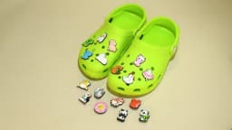 1/25pcs Cute Animal Shoe Charms Funny Cat Pig Panda Shoe Decorations Accessories Koala Ladybug Clog Jeans for Kids