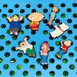 7pcs/set Cartoon Spoof Family Shoe Buckle Accessories Funny PVC Shoes Charms Clogs Pins Decor Kids Unisex Cool Gift