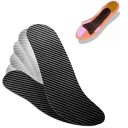1 Pair Rigid Plate Carbon Fiber Insole Support Insert Carbon Fiber Material Orthotic Shoe Insoles Morton Extension Ultra-Thin