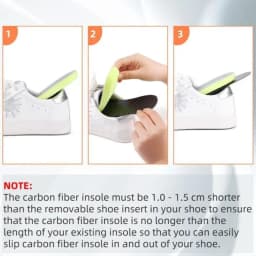1 Pair Rigid Plate Carbon Fiber Insole Support Insert Carbon Fiber Material Orthotic Shoe Insoles Morton Extension Ultra-Thin