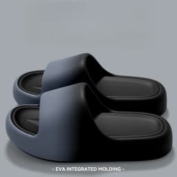 Couple Style Spring and Summer Trendy Gradient Eva Soft Thick-Soled Comfortable and Fashionable Indoor Bathroom Outdoor Casual Versatile Slide Slippers for Men and Women