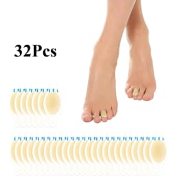 Hydrocolloid Gel Blister Bandages Pads 10-32ct Waterproof Adhesive Blisters Bandages Blister Pads for Heel, Foot, Toe, Feet