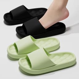 Fashion Men Slippers Summer Flat Lightweight EVA Home Bathroom Home Slippers Comfort Non-slip Couples Indoor Slides Shower Shoes