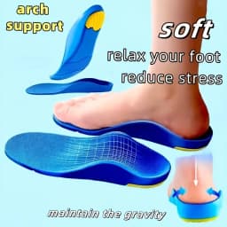These Insoles Provide Arch Support, Designed for Both Men and Women. They Have Massage Functions, Shock Absorption Function, It