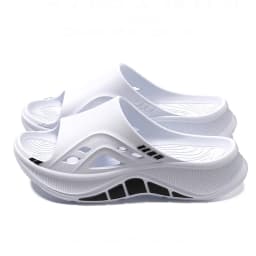 Striped Thick Bottom Sport Sandals Men Fashion Design Hollow Out Non Slip Eva Slippers Men Comfortable Soft Sole Beach Flip Flop