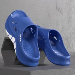 Striped Thick Bottom Sport Sandals Men Fashion Design Hollow Out Non Slip Eva Slippers Men Comfortable Soft Sole Beach Flip Flop
